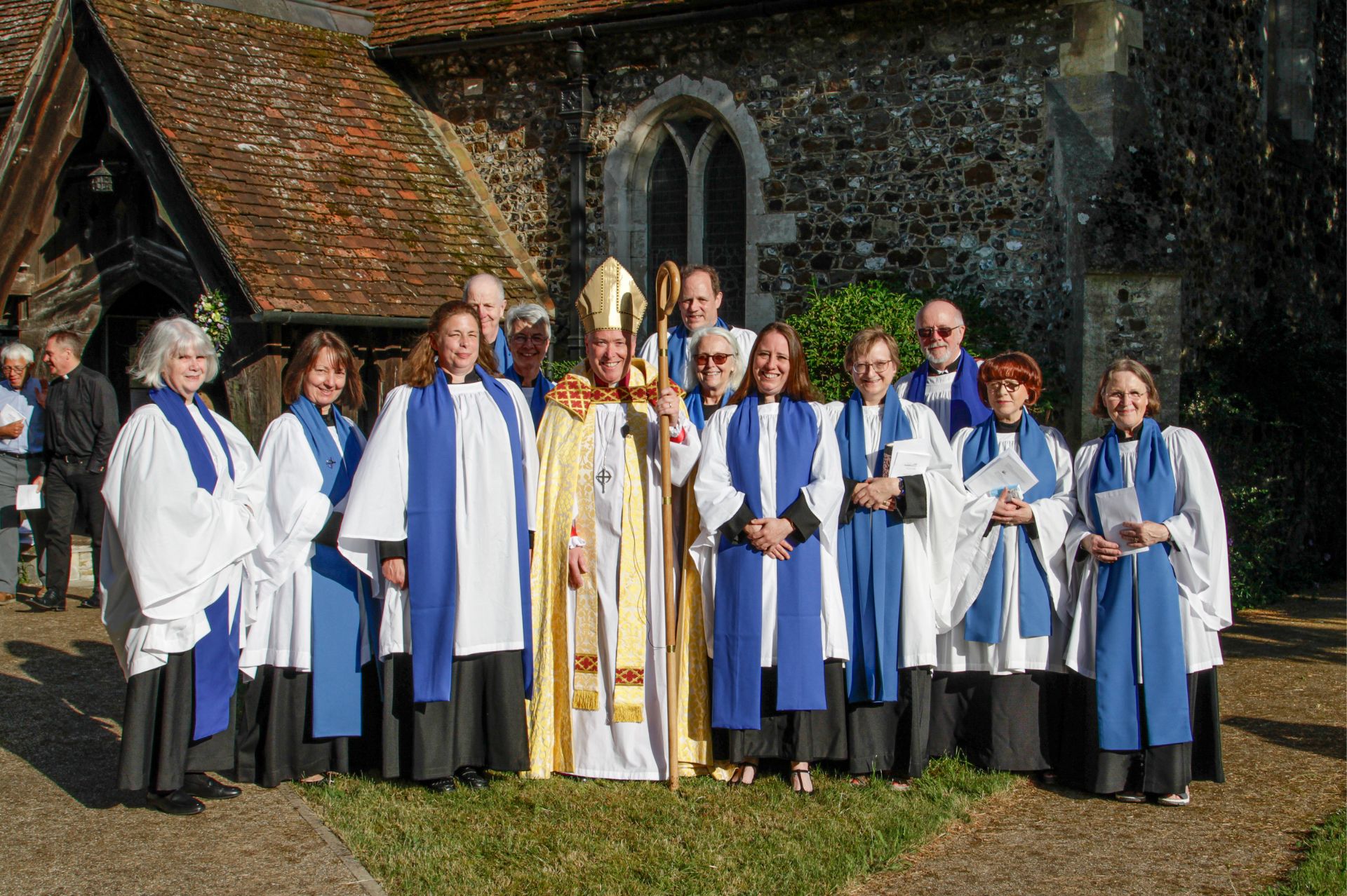 Bishop Paul Davies stood with the LLMs be licensed